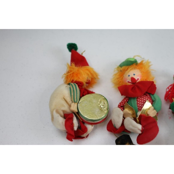 Vintage Clown Ornaments Classic Christmas Nostalgic Cute X Mas Tree - Picture 2 of 11